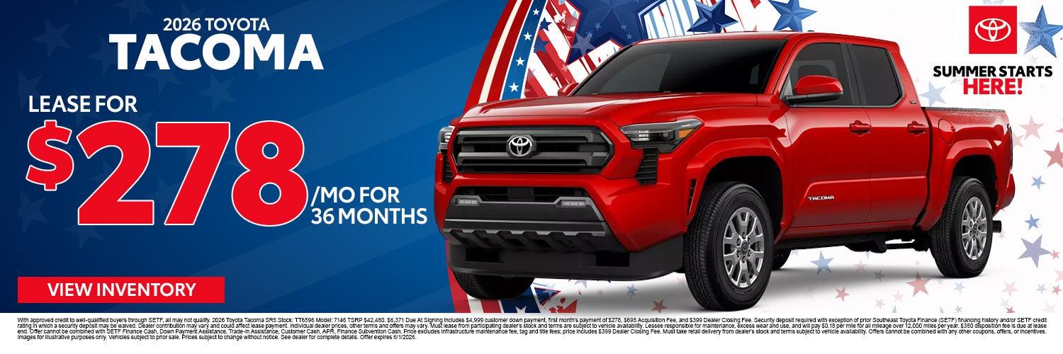 2026 Toyota Tacoma for Sale in Greenwood, SC