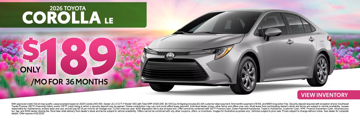 2026 Toyota Corolla LE for Sale in Greenwood, SC