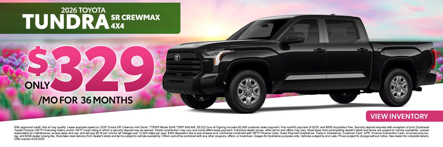 2026 Toyota Tundra SR Crewmax for Sale in Greenwood, SC