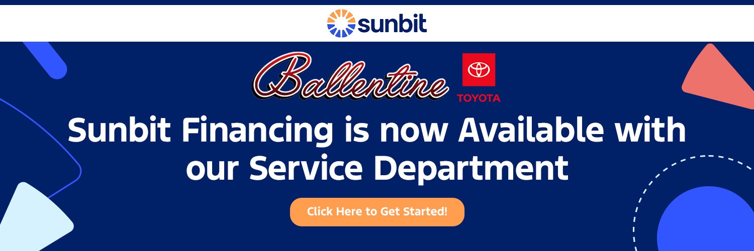 Sunbit Financing at Ballentine Toyota 