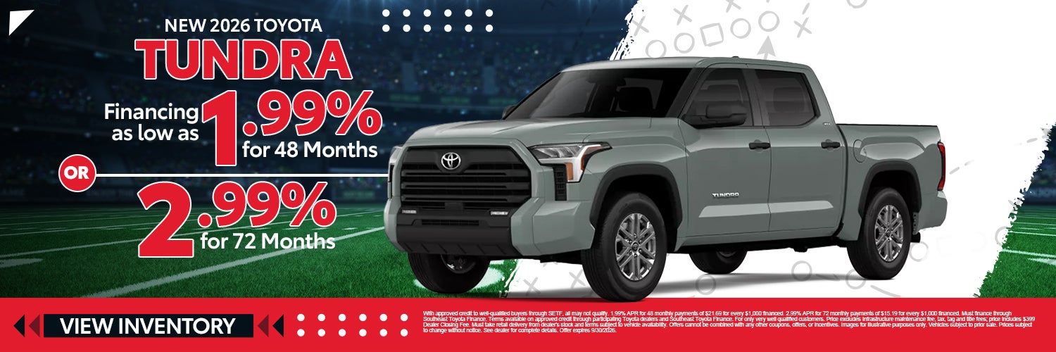 New 2026 Toyota Tundra SR5