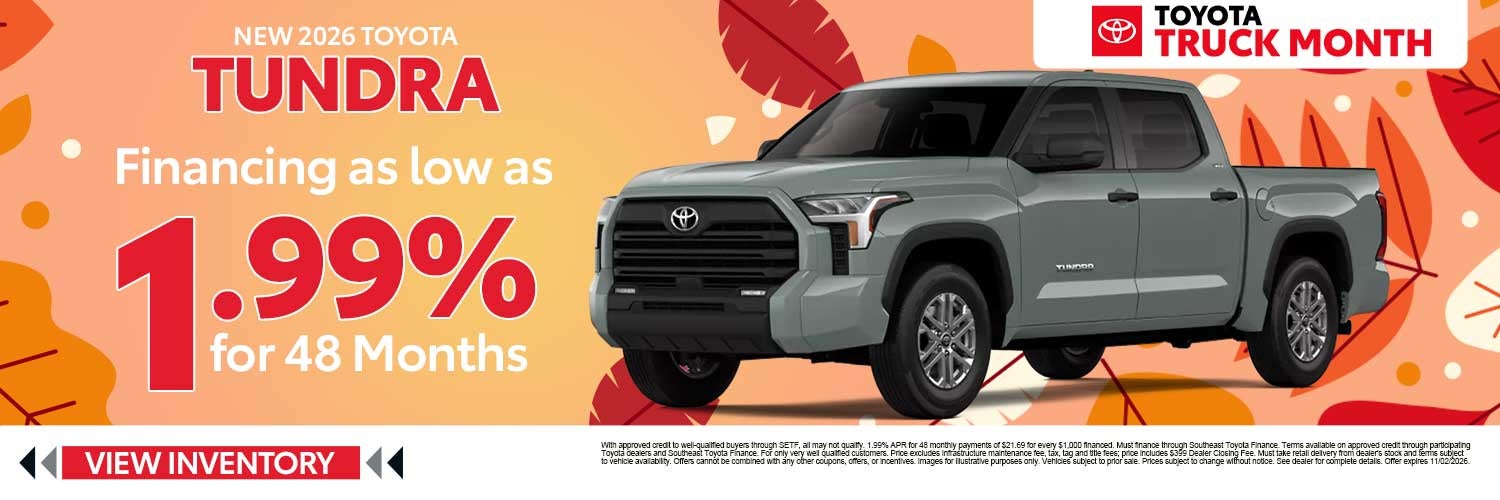 New 2026 Toyota Tundra SR5