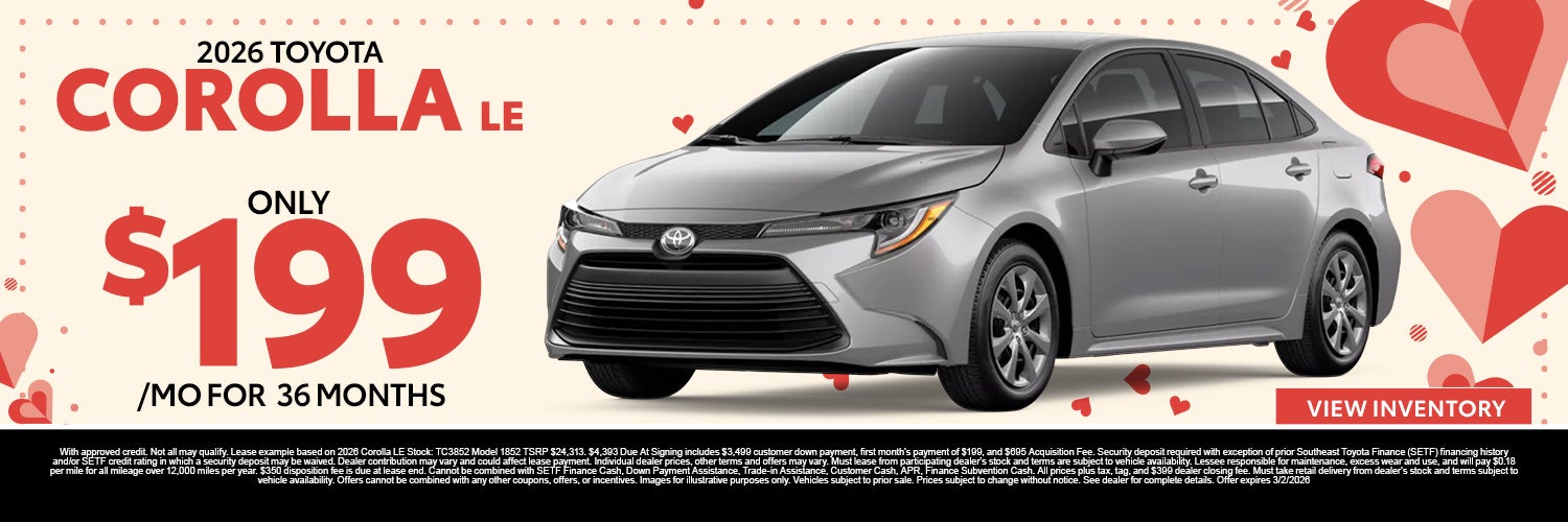 2026 Toyota Corolla LE for Sale in Greenwood, SC