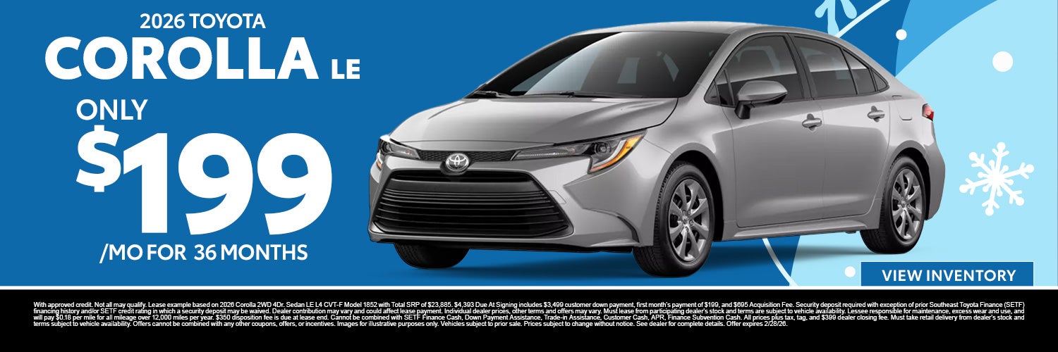 2026 Toyota Corolla LE for Sale in Greenwood, SC