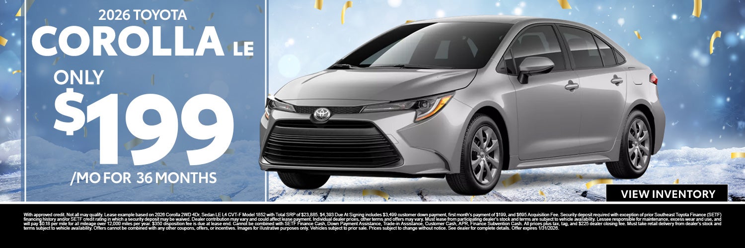 2026 Toyota Corolla LE for Sale in Greenwood, SC