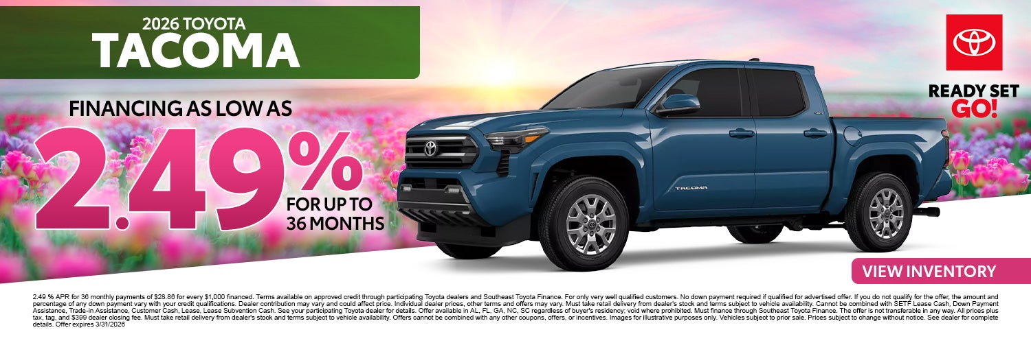 2026 Toyota Tacoma for Sale in Greenwood, SC