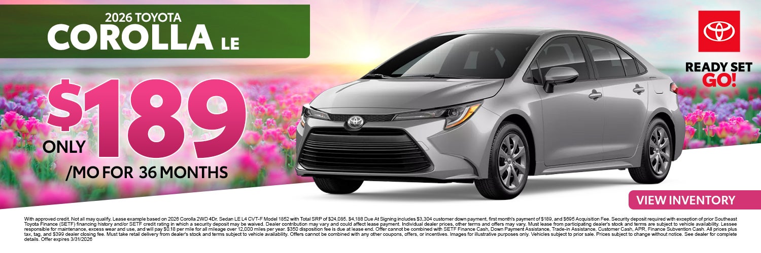 2026 Toyota Corolla LE for Sale in Greenwood, SC