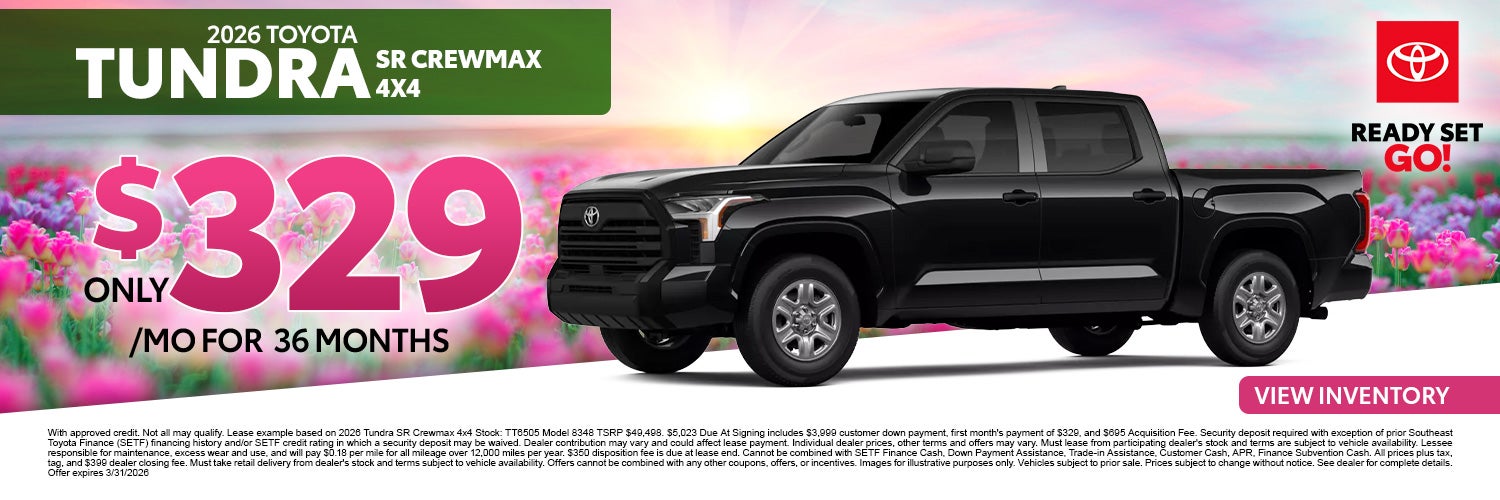 2026 Toyota Tundra SR Crewmax for Sale in Greenwood, SC