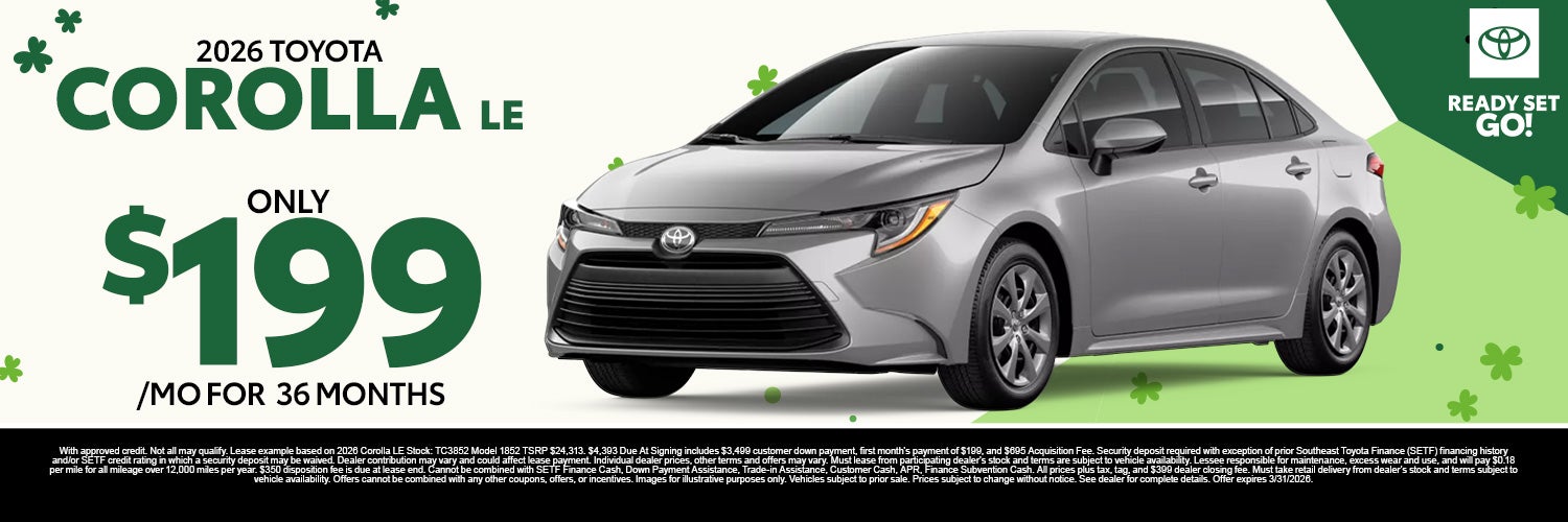 2026 Toyota Corolla LE for Sale in Greenwood, SC