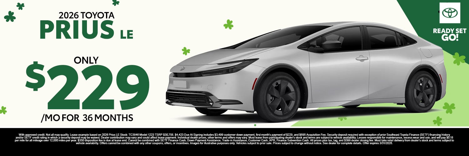 2026 Toyota Prius LE for Sale in Greenwood, SC